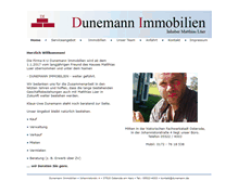Tablet Screenshot of dunemann.de